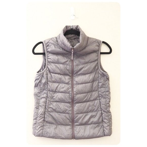 Uniqlo Gray Ultra Light Down Puffer Vest sz S - Picture 1 of 4